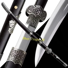 Fighting Knife Chinese Broadsword High Carbon Steel Sharp WUSHU Dao Sword Katana