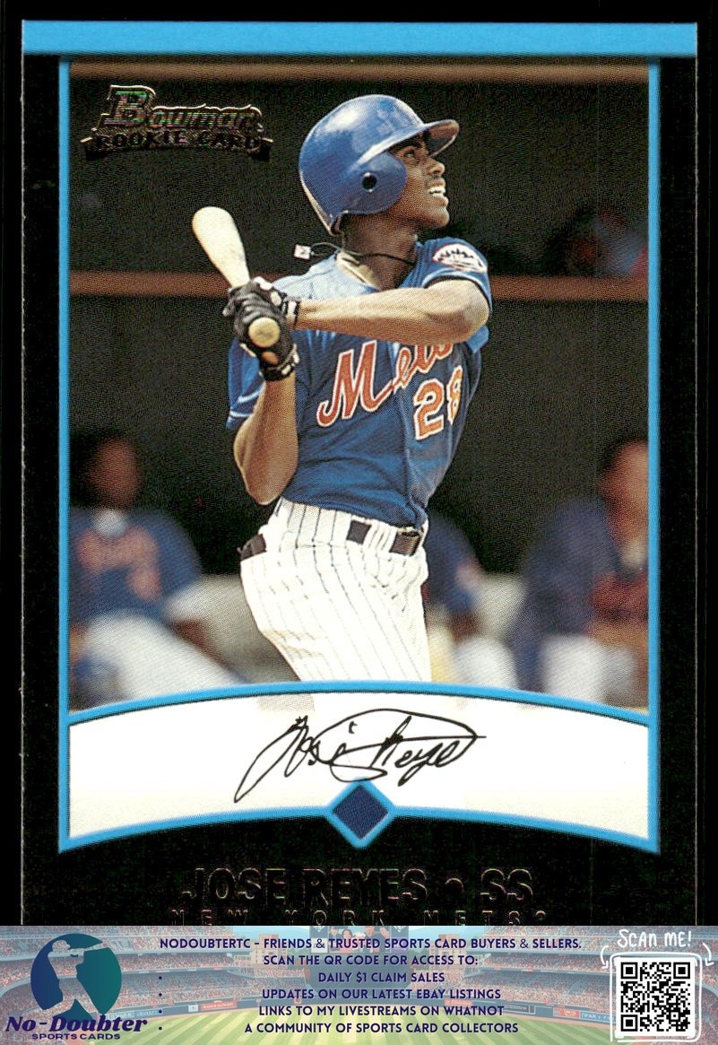 2001 Bowman #430 Jose Reyes RC New York Mets 01.BM
