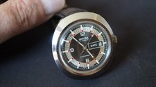 Cassa orologio vintage Sicura carica manuale 39x42mm data @3 manuale meccanico