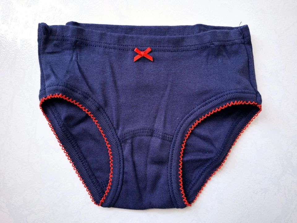 LOT DE 2 CULOTTES FILLE AGE 2-3 ANS MARQUE U COLLECTION EN COTON BIOLOGIQUE - Photo 3/3