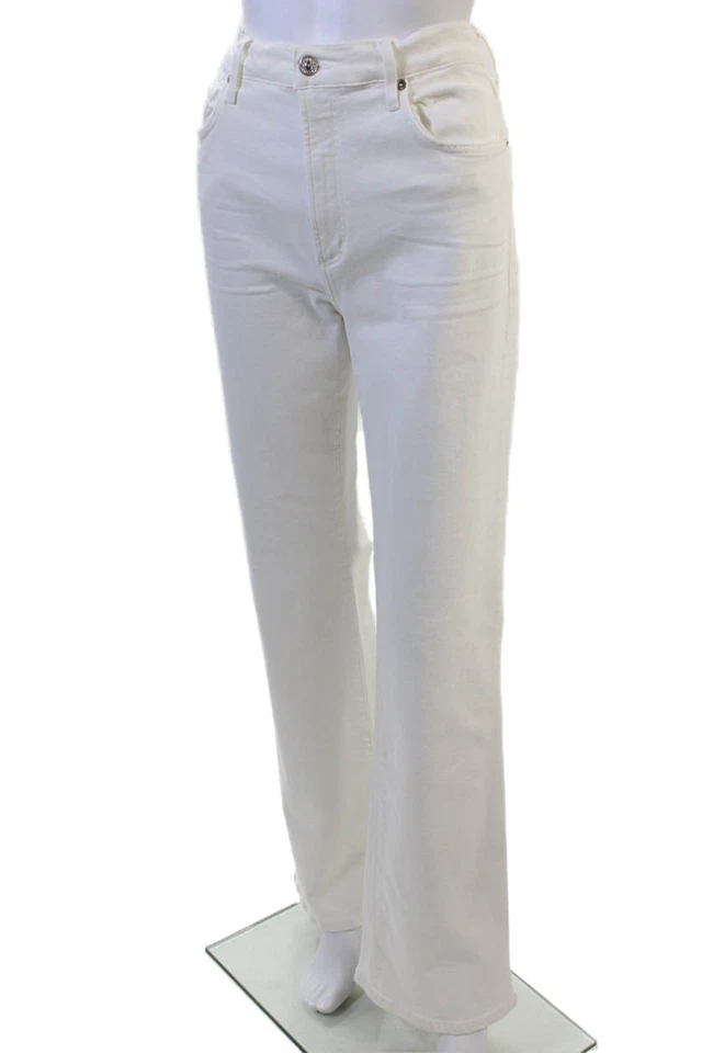 Citizens of Humanity Women White High Rise Jeans Size 29 - Image 2 of 4