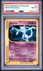 2002 POKEMON EXPEDITION #20 MEWTWO RARE HOLO *SWIRL* PSA 8