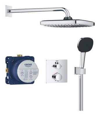 Grohe Precision Thermostat Duschsystem mit Vitalio Comfort 250 - Chrom