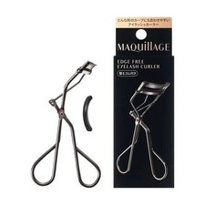 SHISEIDO MAQUILLAGE Edge Free Eyelash Curler with Free Refill Pad JAPAN NEW