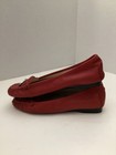 Michael Michael Kors Hamilton Preppy Red Pebbled Leather Moc Loafer Charm 7.5 M — photo 2