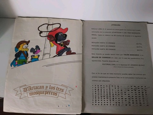 Album cromos Dartacan y los tres Mosqueperros, COMPLETO. Desgrapado Ver Foto - Imagen 11 de 11