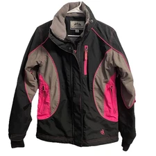 Legendary Whitetails Original Deer Gear Ski Hunt Winter Jacket Black&Pink Sz. S