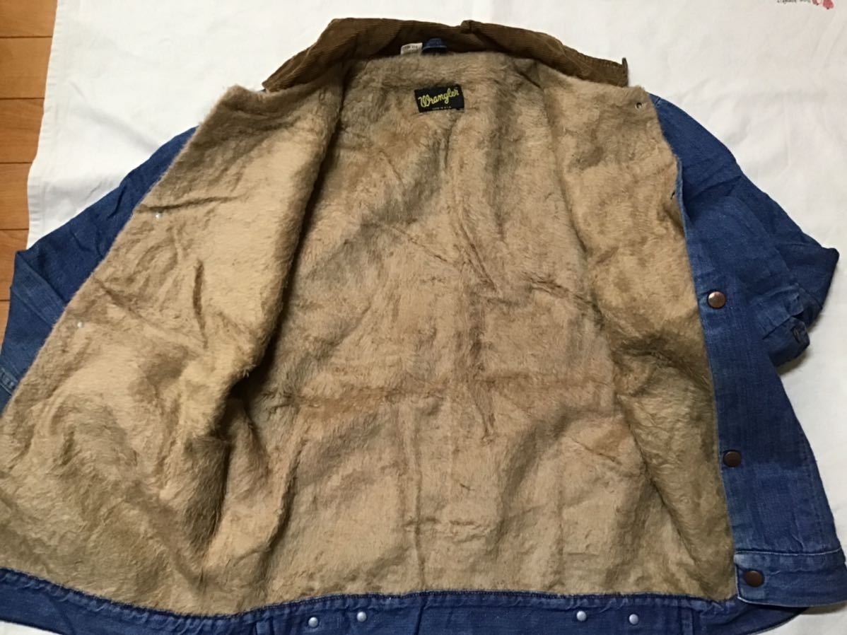 Vintage 1970s Wrangler Denim Jacket G-Jean Outer Mens Size 40 Very Rare image 6