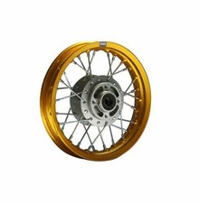 Alu-Felge Eloxiert 10 Zoll vorne Gold 12mm Pi...