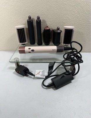 Dyson Airwrap Multi Styler Pink Black Attachments Adjustable Heat Auto Shut-Off