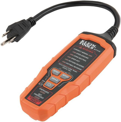 Klein Tools RT310 AFCI/GFCI Outlet Tester for North American AC Outlets