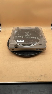 Audio-Technica AT-LP60-USB Stereo Turntable Silver Record Player Unit