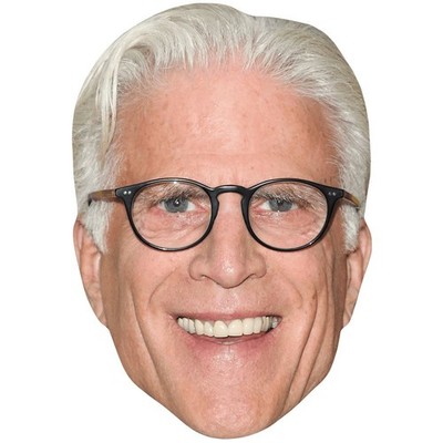 Ted Danson (Brille) Großer Kopf. Größer als das Leben Maske.