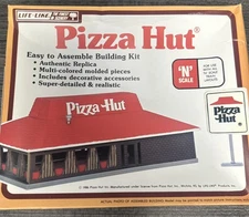 Life-Like N Scale Structure Kit #7461 Pizza Hut NOS