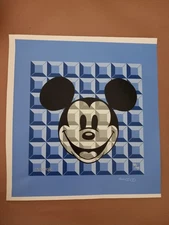 Tennessee Loveless, "Blue 8-Bit Mickey" Limited Edition on Canvas from Disney Fi