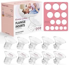 Flange Sizing Kit with 10PCS Flange Inserts 13/15/17/19/21mm, Nipple Measurem...