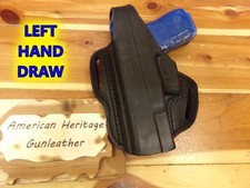 Left B802-g19 Gg Ccw 2-slot Pancake Gun Holster For Glock 19 23 32 17 32