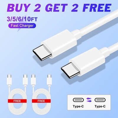 USB-C to USB-C Cable Fast Charger Type C Charging Cord Data SYNC 1M For Motorola