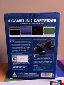 Atari 2600+ and 4 In 1 Catridge with Controllers