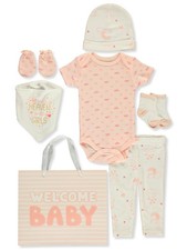 Baby Views Baby Girls' 8-Piece Layette Gift Set Color: multi Size: 0 - 3 months