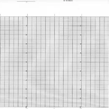 Graphic Controls Yok B9627ay Strip Chart, Fanfold, Range 0 To 100, 99 Ft