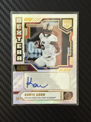 2025 Panini Score Football KANYE UDOH NEXT ERA NIL AUTO AUTOGRAPH
