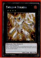 Evolzar Dolkka - Platinum Secret Rare - RA04-EN167 - Quarter Century Stampede