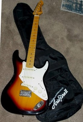 1995 Aria Pro II Fullerton ''Rare Hardtail'' electric guitar W/orig gig bag