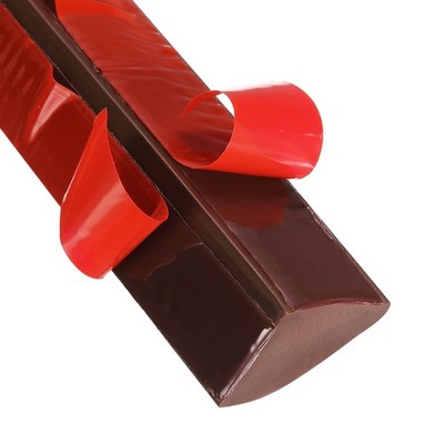 0.7''x0.86''x78'' Flexible Quarter Round Wall Trim Double Self-adhesive Coffee