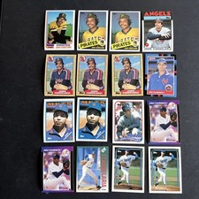JOHN CANDELARIA  Vintage LOT Of 16 Pirates Angels,Mets,Yankees,lDodgers (PIP2)