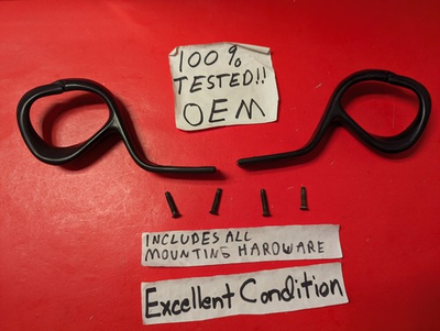 #ad ✅OEM 99 04 FORD MUSTANG GT COBRA CONVERTIBLE FRONT SEATBELT GUIDE LOOP SET NICE $49.99