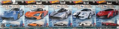 HOT WHEELS - CAR CULTURE - SPEED MACHINES - COMPLETE SET OF 5 - 2021 - BRANDNEU