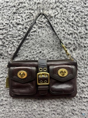 Vintage Coach Legacy Women's Double Turn Lock & Buckle Leather