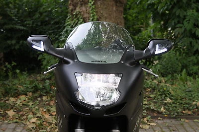 Schwarze LED Blinker Frontblinker mit Standlicht Honda CBR 1100 XX Blackbird
