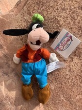 Disney Store Goofy Mini Bean Bag Plush Doll 10 Inch NWT