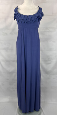 jersey fabric maxi dress Women's Made to Move Periwinkle Blue Jersey Knit Sleeveless Maxi Dress | Size: S main image 1