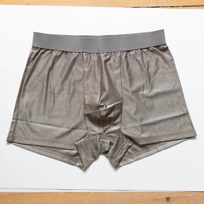 EMF Schutz Faraday Unterhose M/L/XL/2XL/3XL NEU Kein Zoll Unisex Silber