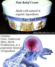 Pain  Sore Muscles Cream Balm for Achy Joints, Muscles, and External Injuries