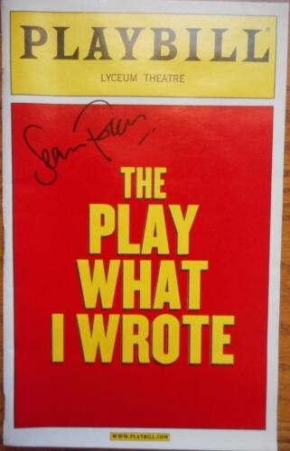Signed Sean Foley (Only) Playbill The Play What I Wrote Hamish McColl Toby Jones - Picture 1 of 1