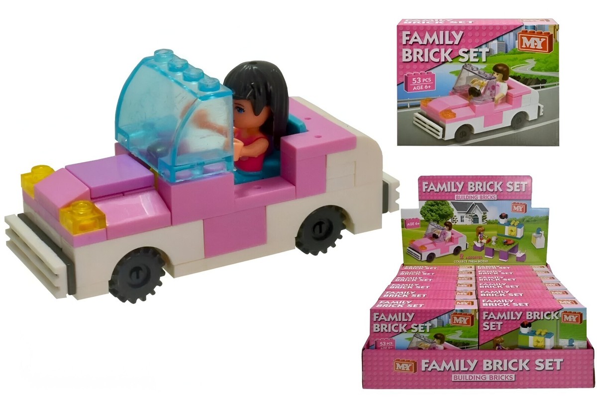 Construction Building Blocks Toys For Girls Kids Family Bricks