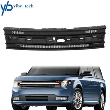 DA8Z-8200-BC Front Upper Grille Grill Assembly Gloss Black For Ford Flex 13-2019