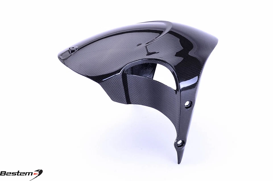 Guardabarros delantero de fibra de carbono Ducati Diavel 2011-2018 2017 2016 2015 Foto 4 de 4