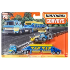 2024 Matchbox Convoys Ford C900 Cabover & Gravel Trailer  Backhoe 1:64 Diecast