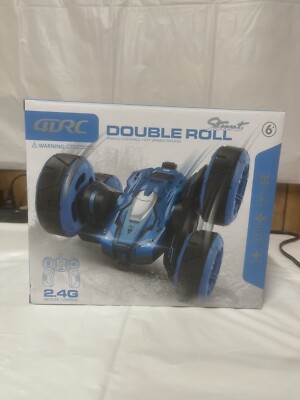 RC Car Double Roll Stunt 2.4G 4WD Color Lights 360 Degree Flip Stunts NIB