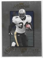 RICKY WILLIAMS SN /2500 2000 PLAYOFF PRESITGE PERFORMERS 231 NEW ORLEANS SAINTS