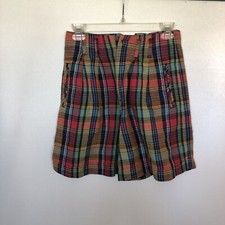 Vintage The Limited high rise pleated plaid shorts size 4