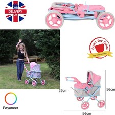 Silver Cross Dolls Ranger Pram Girls Play Toy Buggy Pushchair