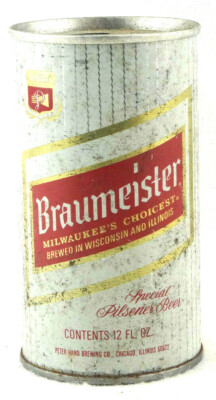 Braumeister Special Beer Can Steel Top Opened 12 fl oz  Peter Hand Free Shipping