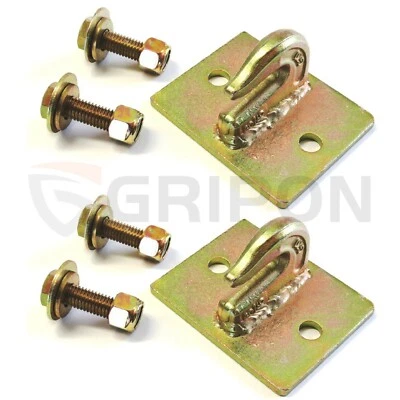 Gripon 5/16in Bolt On Grab Hook Tractor Mount - Includes Hardware