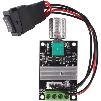 6V 12V 24V 28V 3A 80W DC Motor Speed Controller PWM Speed Adjustable Reversible